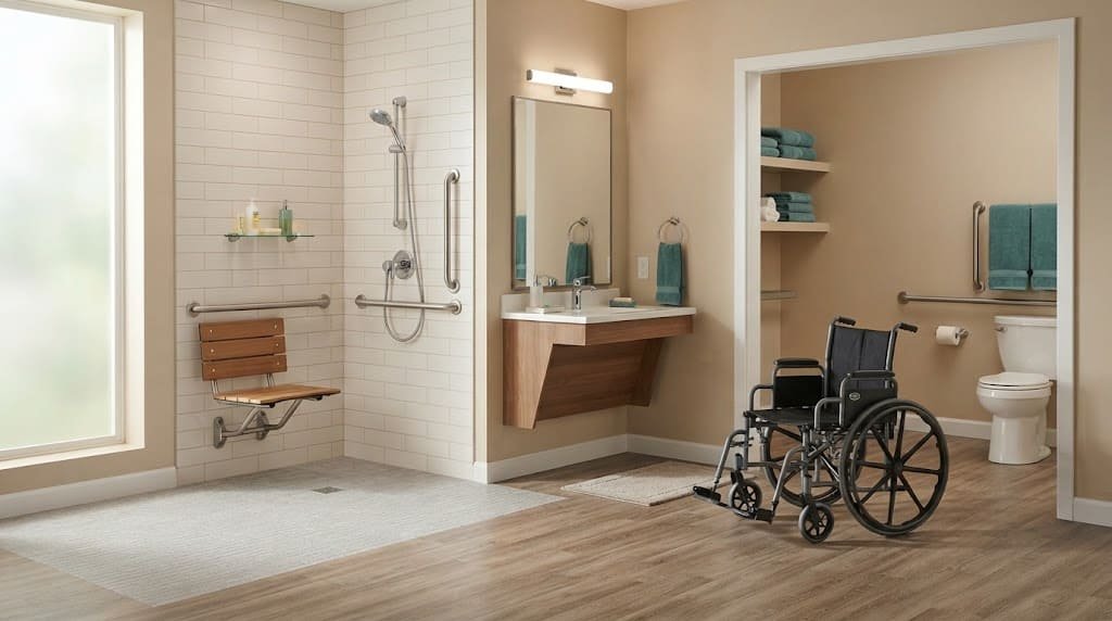 Bathroom Accessibility: Features, Layout and Design Guide