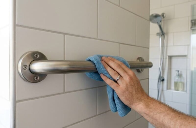 Bathroom Grab Bar Maintenance: How to Inspect, Clean and Maintain Grab Bars Safely