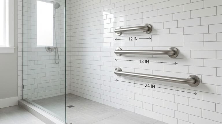 Bathroom Grab Bar Sizes: How to Choose the Right Length