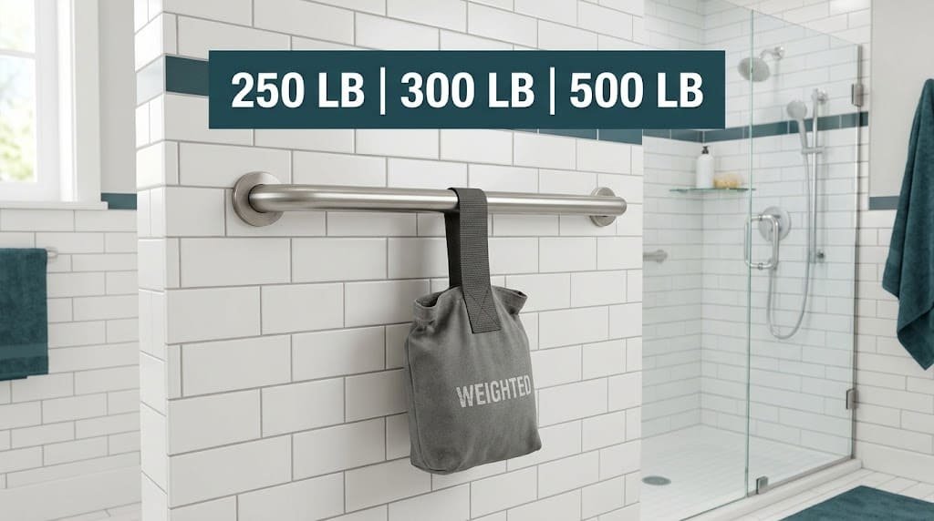 Bathroom Grab Bar Weight Capacity: How Much Weight Can It Hold?