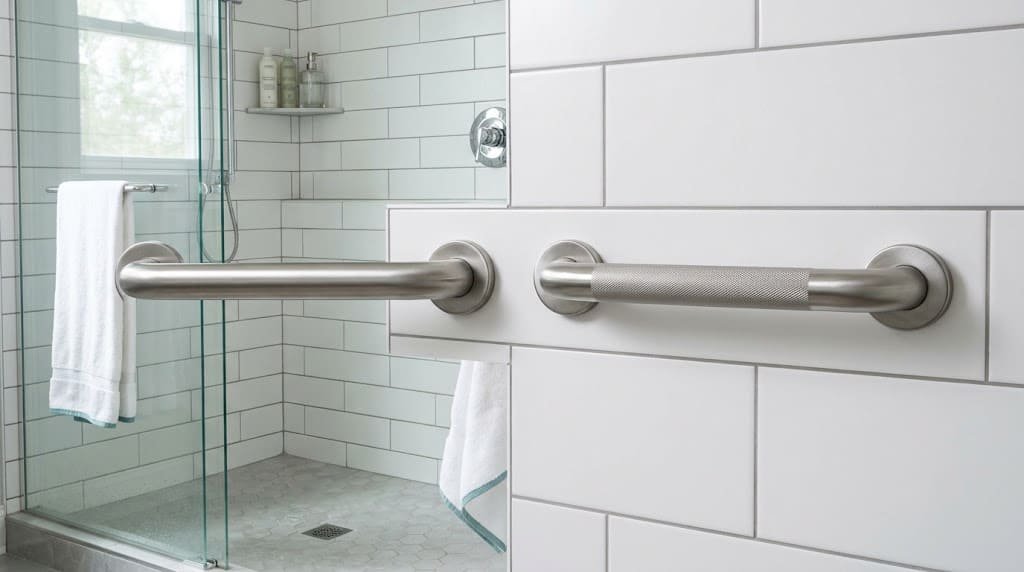 Smooth vs Textured Grab Bars: Differences, Benefits, and How to Choose